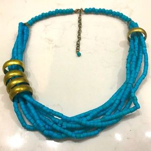 BOLD FUN TURQUOISE NECKLACE